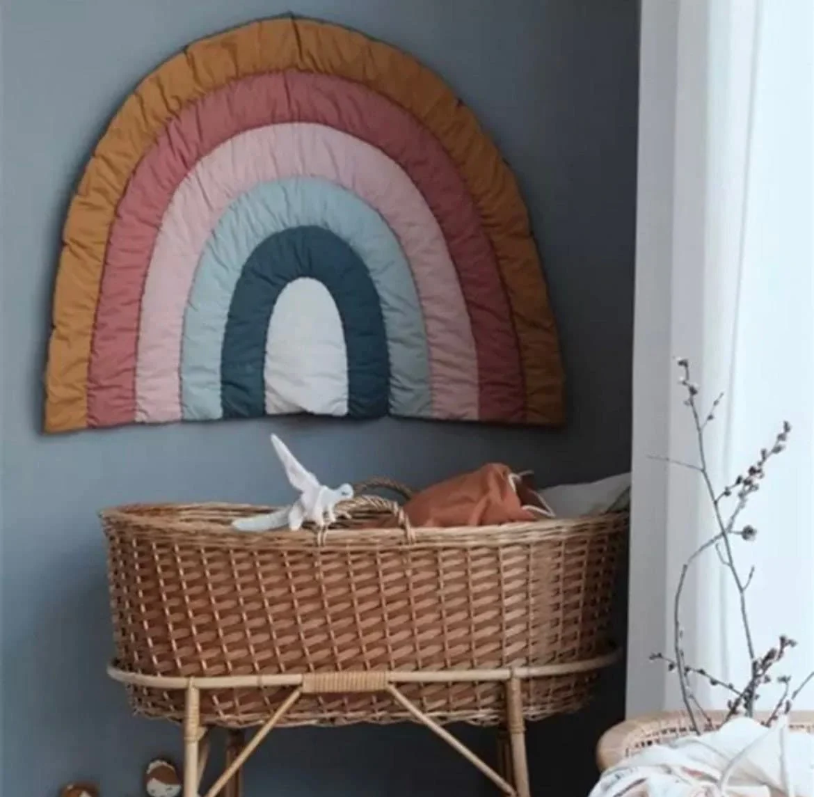 Kids Rainbow Nursery Rug