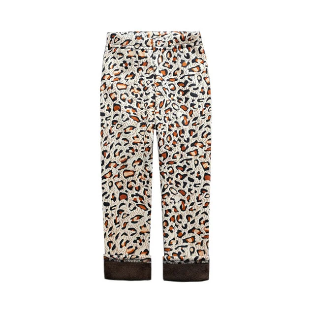 Girls Warm Winter Legging Pants, Kids Thermal Tights