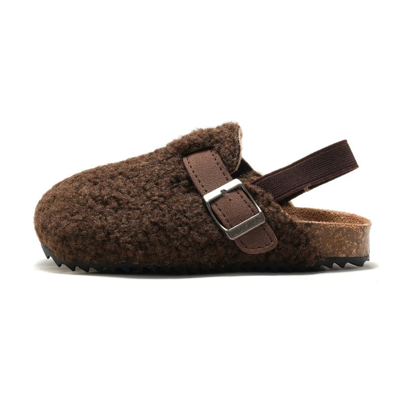 Kids Fuzzy Slides - Fuzzy Slippers