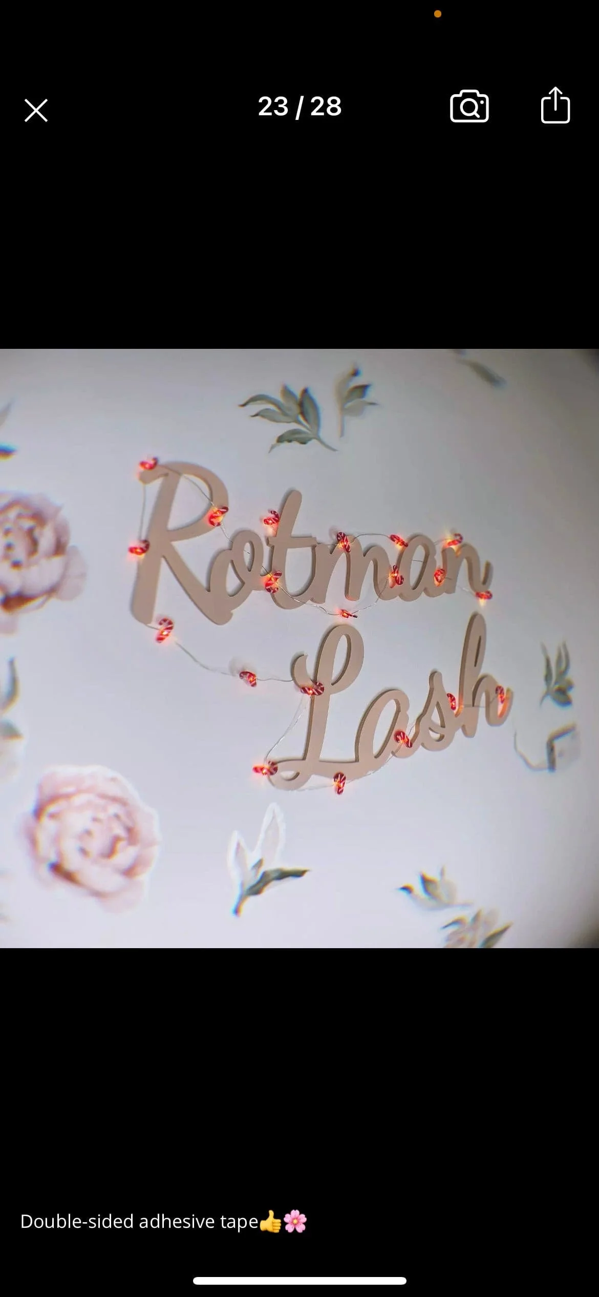 Wooden Name Sign - Coloured Personalised Nursery Decor