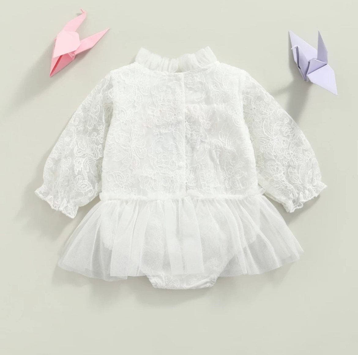 Zara - Baby Rainbow Lace Romper