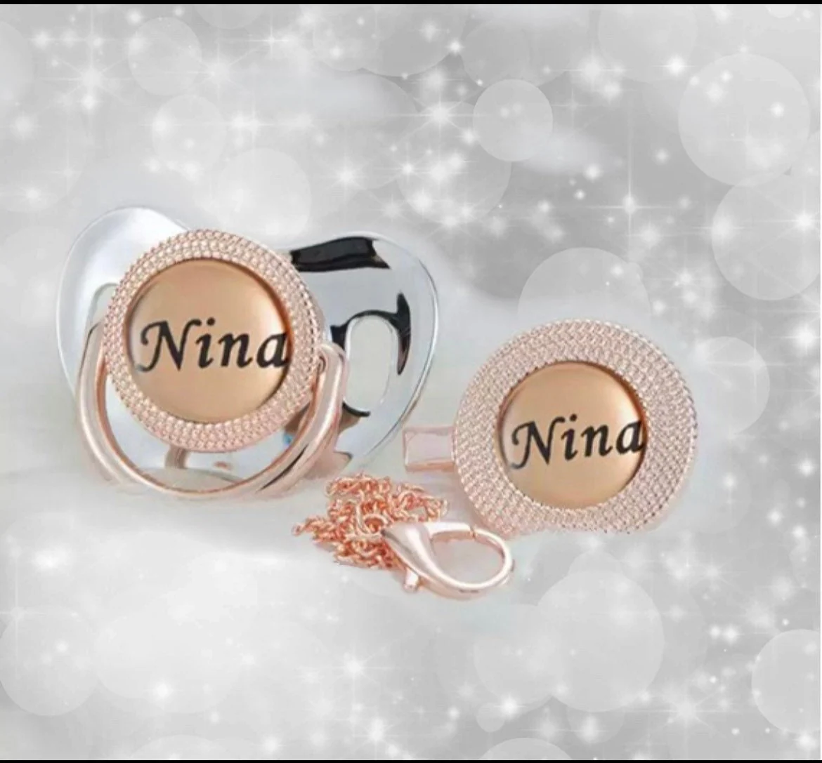 Baby Bling - Personalized Dummy , Personalized Pacifier
