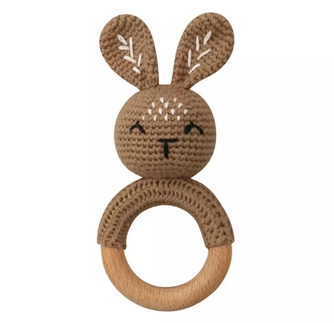Crochet Baby Bunny Rattle