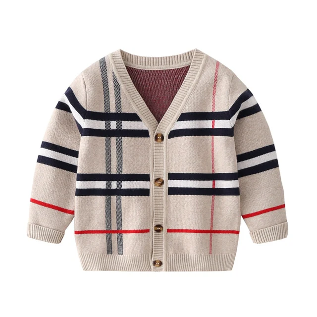 Designer Looks - Boys Knitted Sweater, 1-8T Toddler