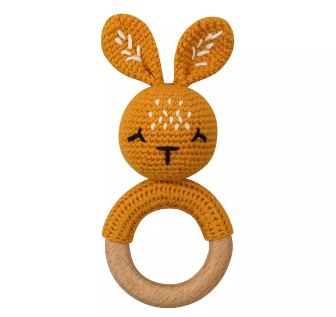 Crochet Baby Bunny Rattle