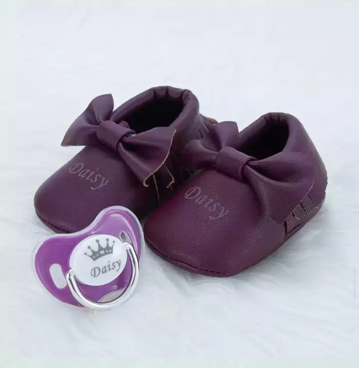 Newborn Baby Gift , Handmade Custom Pacifier, Personalised Baby Gift , Personalised Baby Hamper, Personalised Newborn Set , Newborn shoes