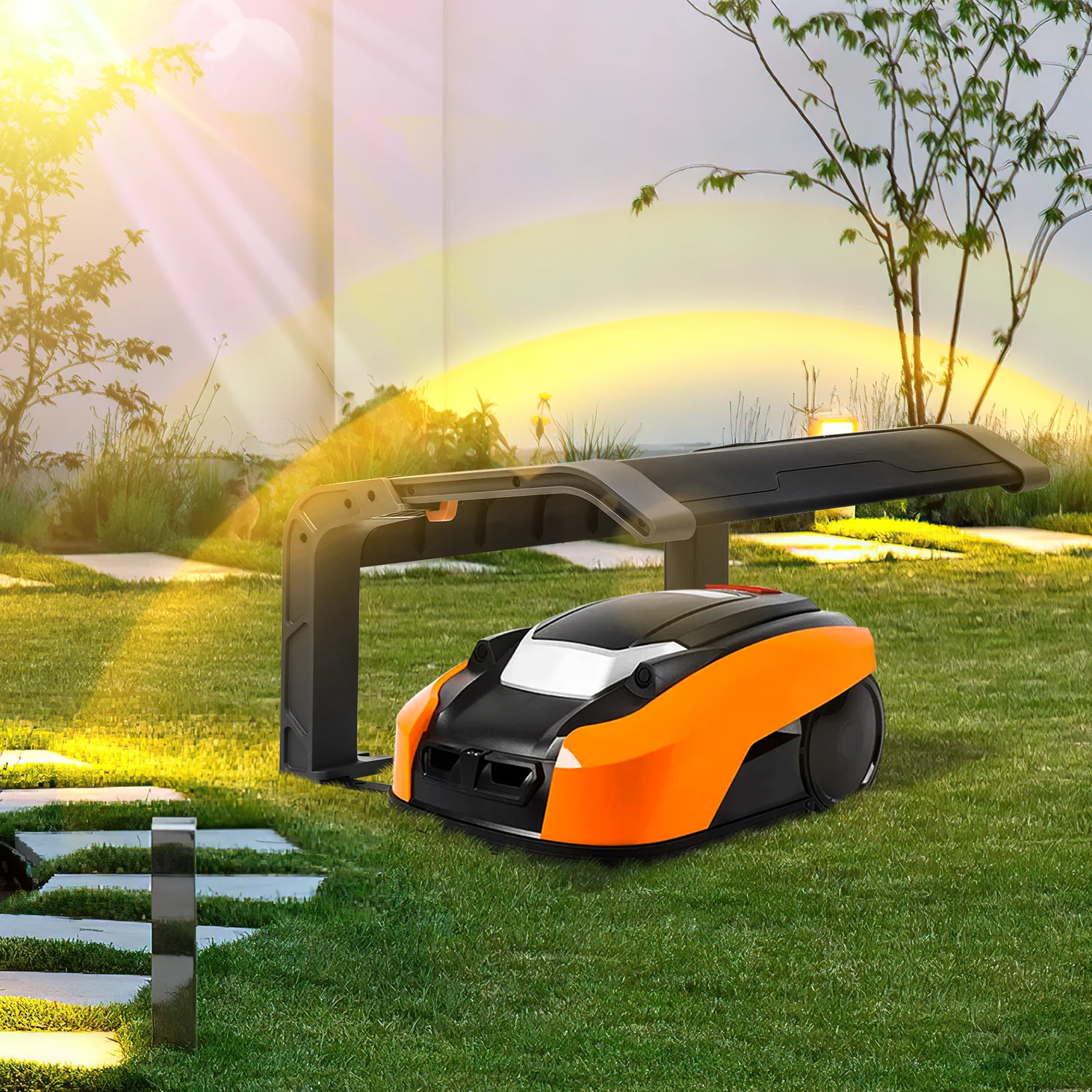 Sonnewelt Rasenmher Garage Klappbar