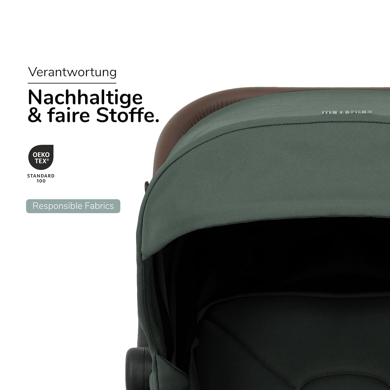 my junior Buggy PICO³ | bis 22kg | Einhand AutoFold-Klappmechanismus | Ergonomische Liegeposition nach IGR e.V. | großes Sonnenverdeck UV50+ | Handgepäckmaß | 2 Belüftungsfenster Hazel - Black