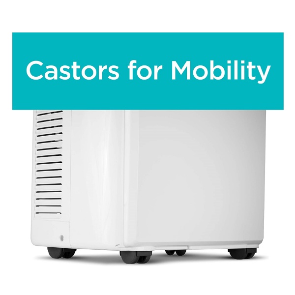 BLACK+DECKER 14,000 BTU Portable Air Conditioner with Heat and Remote Control, White