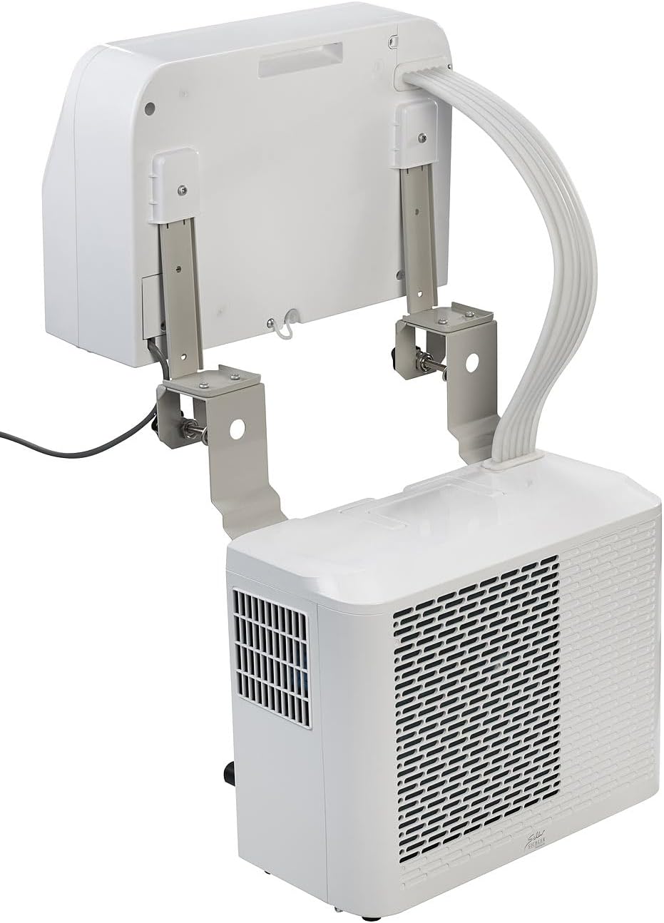 Sichler Haushaltsgeräte Mobiles Klimagerät: Mobile Split-Klimaanlage, Entfeuchterfunktion, WLAN & App, 5.000 BTU/h (Klimaanlage Wohnwagen, Mini Split Klimaanlage, Klima Splitgerät Bohren)