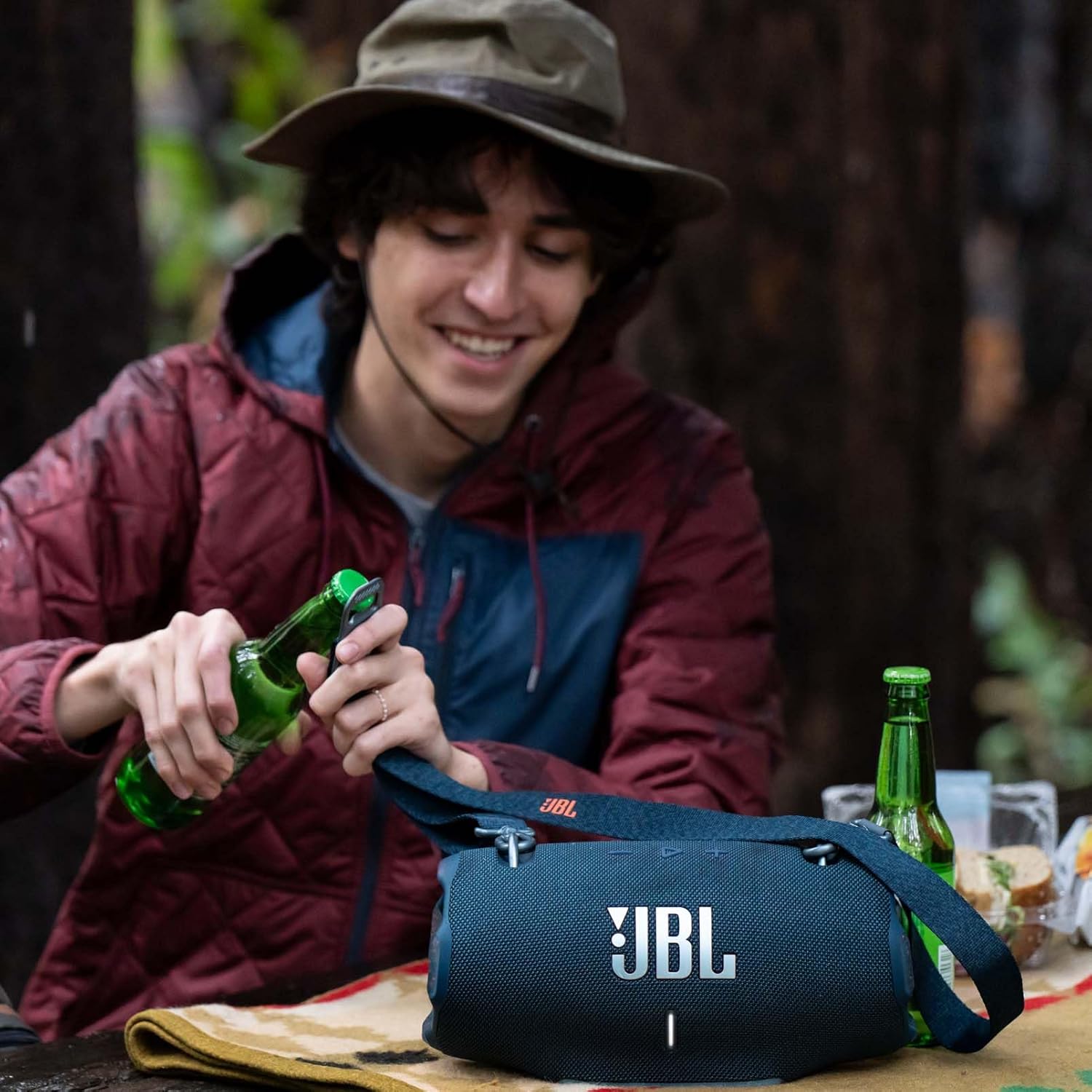 JBL Xtreme 4 Musikbox in Camouflage – Tragbare Bluetooth-Lautsprecher-Box mit tiefem Bass, KI-Sound-Boost und integrierter Powerbank – Wasserfest und staubfest – 24 Laufzeit