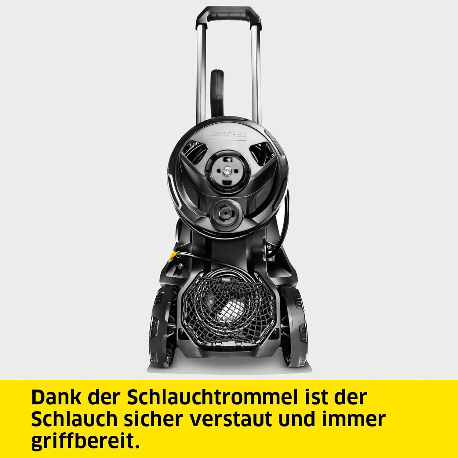 Kärcher Hochdruckreiniger K 7 Premium Power Home, Druck: 180 bar, Durchfluss: 600 l/h, Flächenleistung: 60 m²/h, Leistung: 3.000 W, Schlauchtrommel, mit Pistole, Dreckfräser, Strahlrohr
