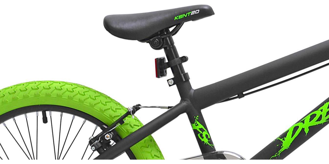 Kent 20 In. Dread BMX Boys Bike, Green and Black