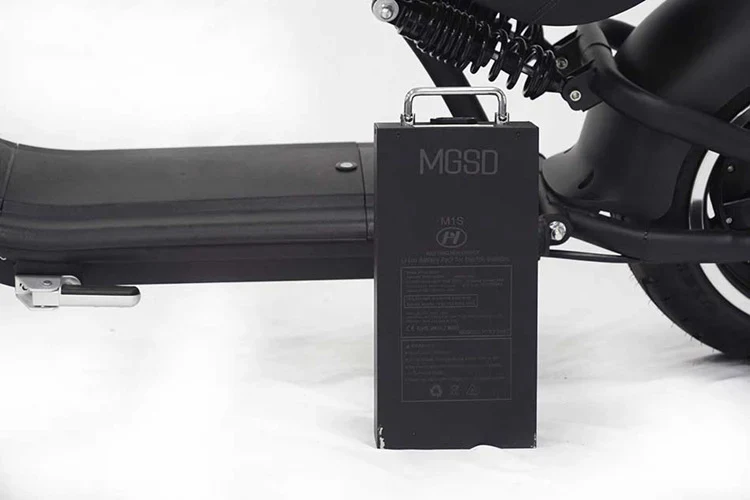 Elektro-Chopper Mangosteen M1 in Mattgrün – 2000W Hochleistungsmotor und Stilvoll