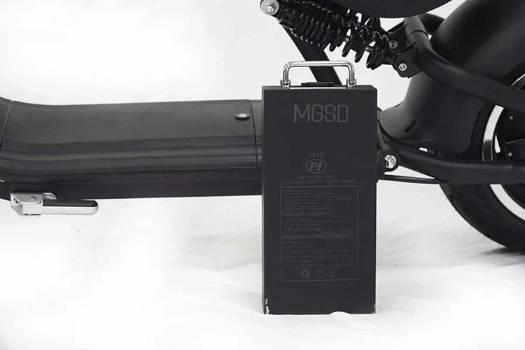 Mangosteen M1P Elektro-Chopper in Weinrot – 2000W Bürstenloser Motor, 60 km/h Hchstgeschwindigkeit