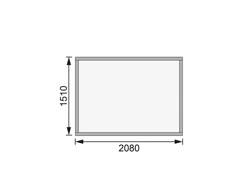14 mm Gartenhaus »Pyrmont«, aus Holz, naturbelassen