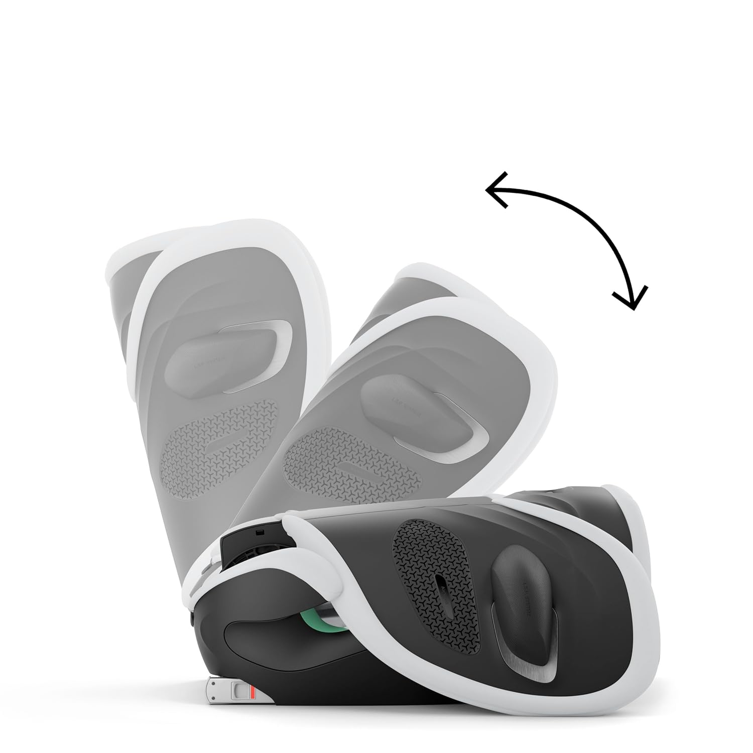 CYBEX Gold Kinder-Autositz Solution G i-Fix, Für Autos mit und ohne ISOFIX, Ab ca. 3 bis 12 Jahre (100 - 150 cm), Ab ca. 15 bis 50 kg, Lava Grey