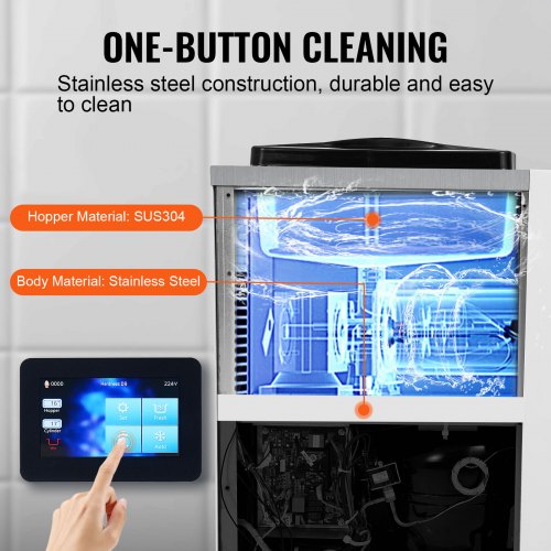 Softeismaschine, 10 l/h, Ausbeute, Einzelgeschmack, Arbeitsplatte