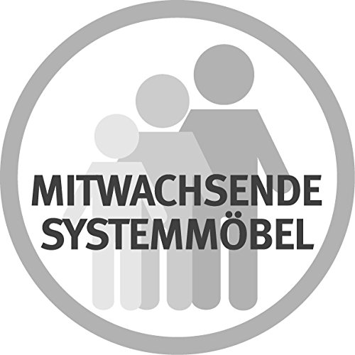 roba Babybett Set Adam & Eule - 70 x 140 cm - Mitwachsendes Kinderbett mit Bettwäsche, Himmel, Matratze - Höhenverstellbar - zu Juniorbett umbaubar - Holz weiß