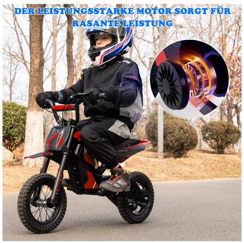 EVERCROSS EV12M Kinder-Elektromotorrad, 25 km/h, 15 km Reichweite