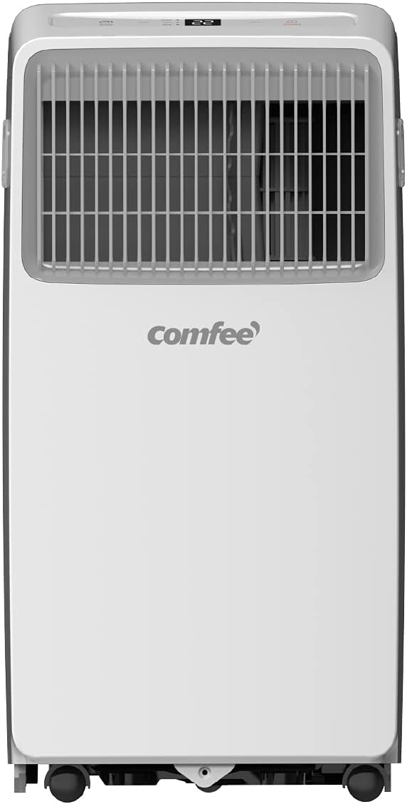 Comfee Mobiles Klimagerät Breezy Cool Pro 2.6,9000 BTU 2,6kW, Kühlen&Ventilieren&Entfeuchten,APP-Steuerung,Raumgröße bis 88m³(33㎡),Mobile Klimaanlage mit Abluftschlauch