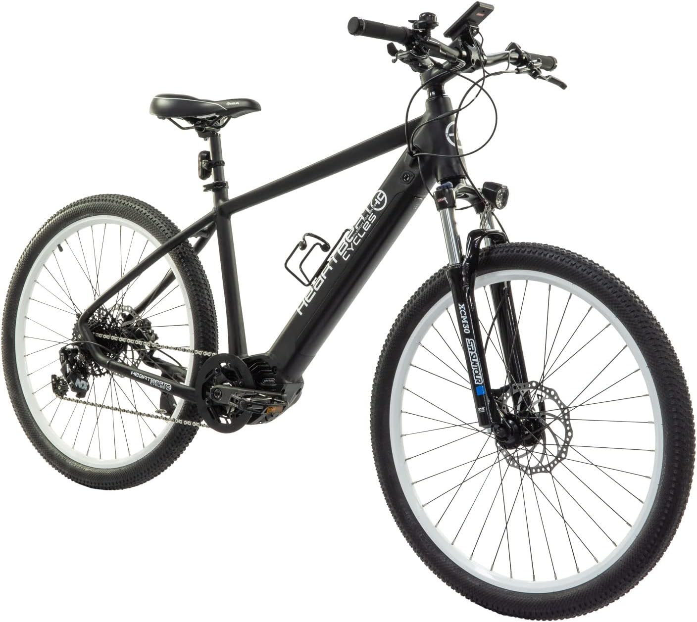 Highphoria Elektrofahrrad Erwachsene, 250W 25 km/h E-Bike mit Batterie, Starker Motor, Kettenschaltung, E-Mountainbike mit Hydraulische Federgabel Pedelec für Damen & Herren