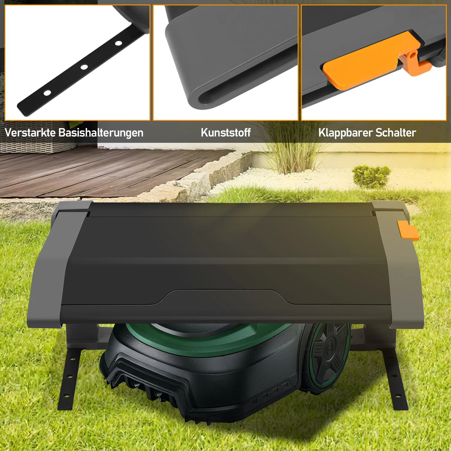 Sonnewelt Rasenmher Garage Klappbar