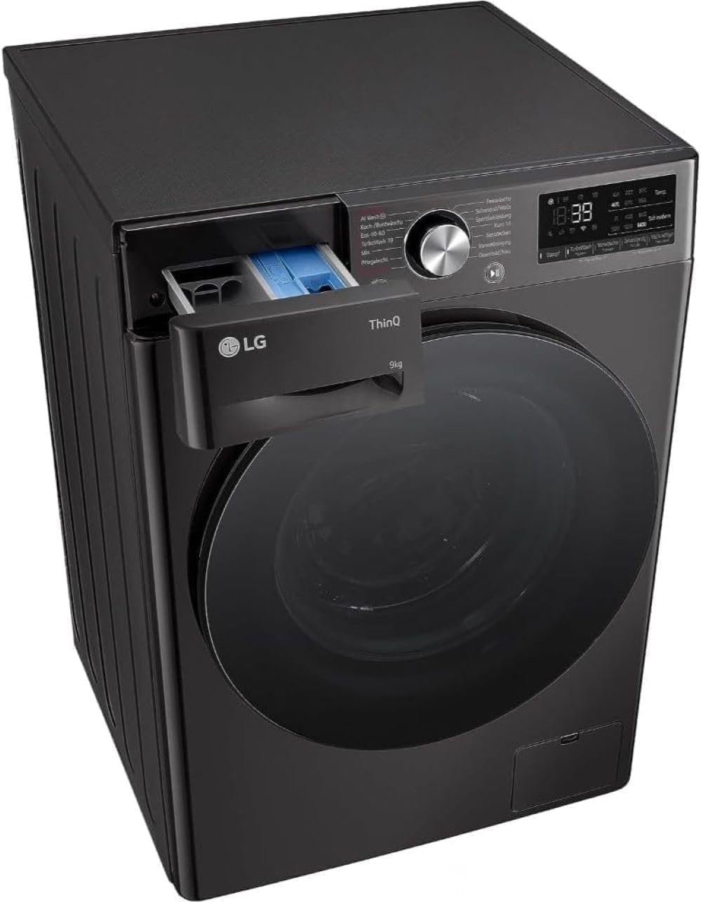 LG F4WV7080, Klasse A, Frontlader-Waschmaschine 8 kg, 1400 U/Min, AI Direct Drive, Wi-Fi, Tiefenreinigung mit Dampf, Groe Kapazitt, TRIPLE A, Auentür aus Sicherheitsglas, 62 x 60 x 85 cm  Wei