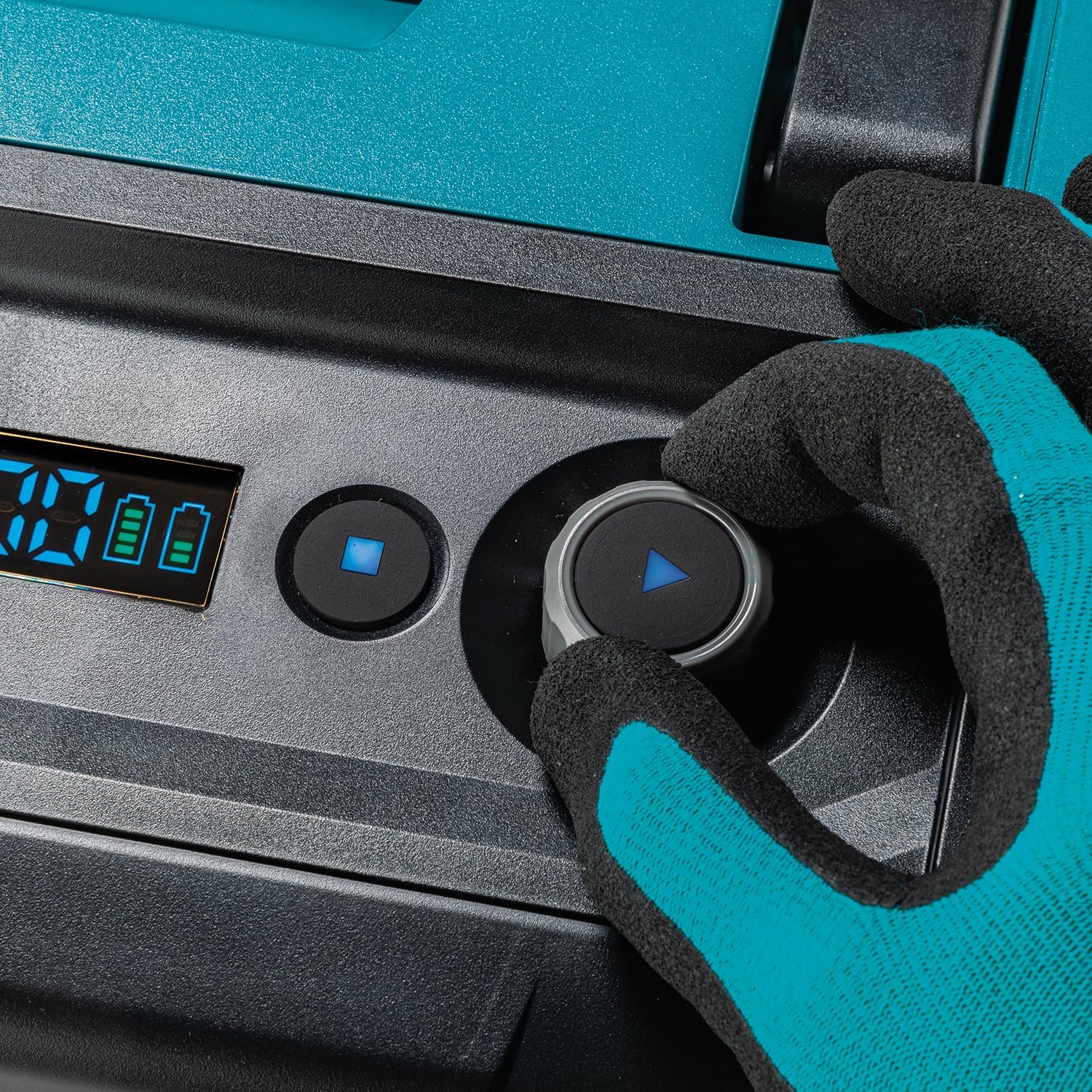 Makita MW001GZ Akku-Mikrowelle 40V max. 350/500 W, 8 l (ohne Akku, ohne Ladegerät)