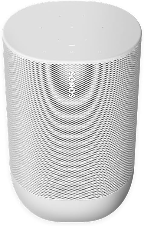 Sonos Move Smart Speaker (Wasserfester WLAN und Bluetooth Lautsprecher mit Alexa Sprachsteuerung, Google Assistant und AirPlay 2 – Kabellose Outdoor Musikbox mit Akku für Musikstreaming) schwarz