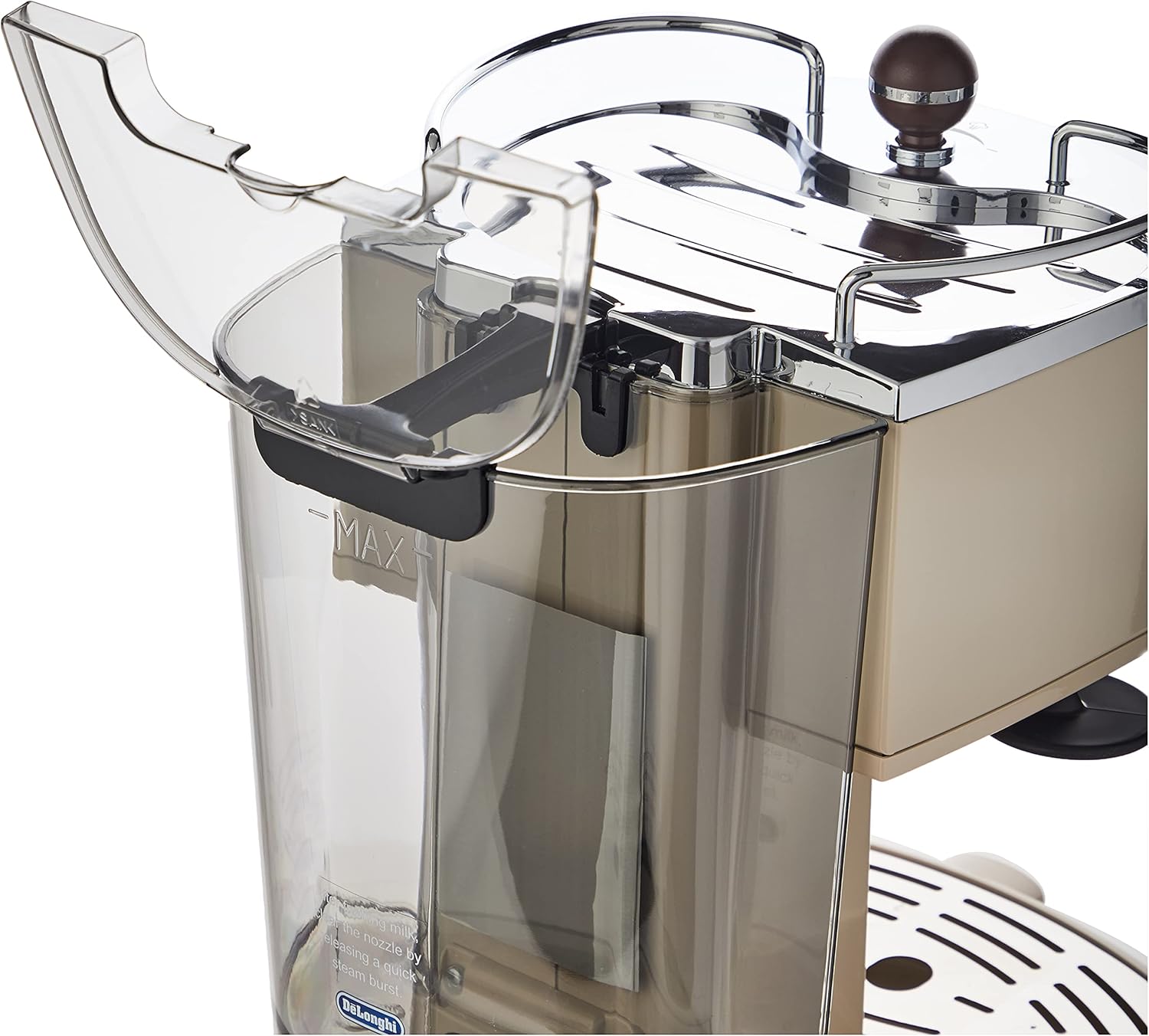 De'Longhi Icona Vintage ECOV 311.GR – Espresso Siebträgermaschine im RetroLook, Espressomaschine mit manuellem Milchaufschäumer, für Kaffeepulver oder ESE Pads, 1,4 l Wassertank, grün