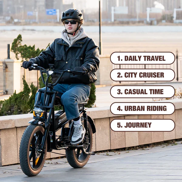 EVERCROSS EK30 E-Bike – 250W, 48V, 20 Zoll Fat Tire