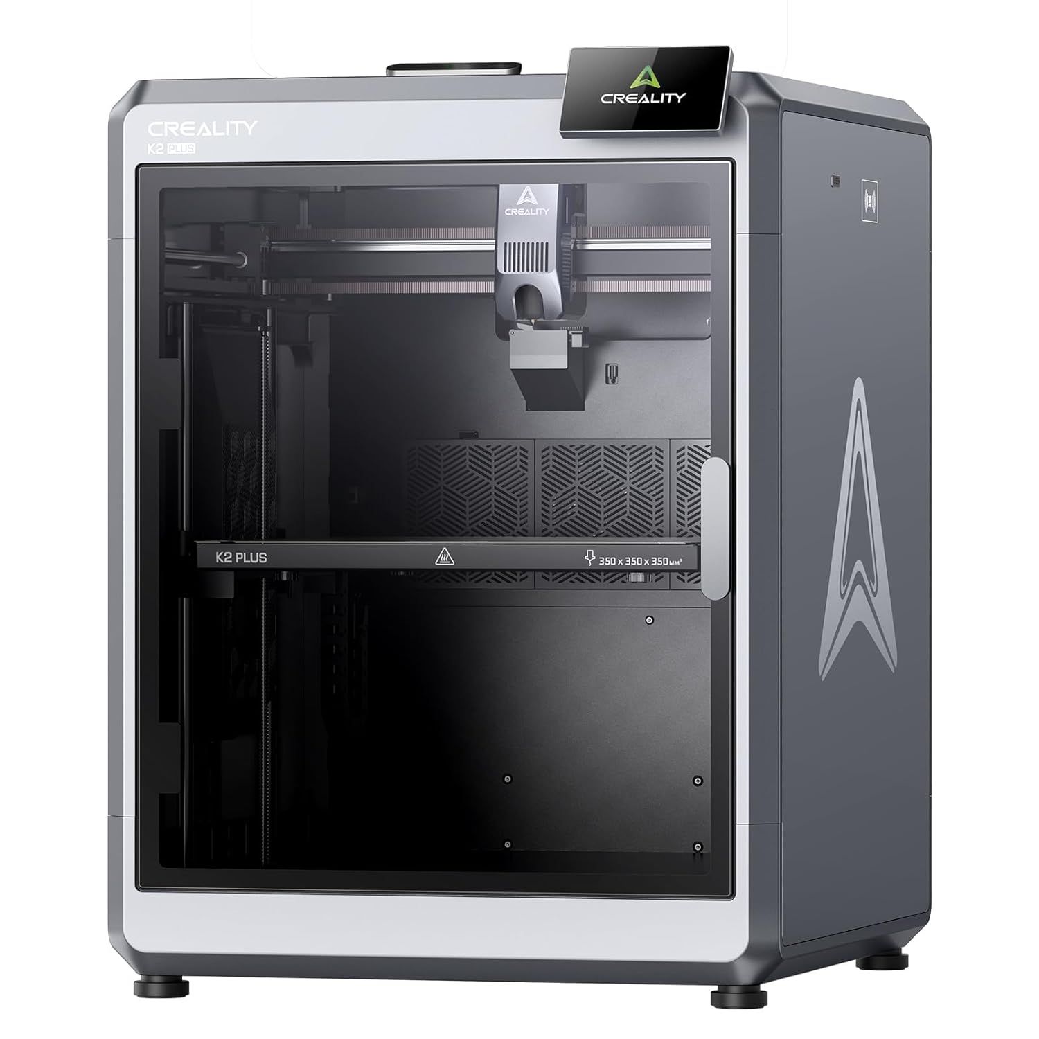 Creality K2 Plus Combo 3D-Drucker, 16-Farben Multimaterial-Druck, 350³mm XXL-Bauraum, Servo-Direktantrieb, Dual-KI-Kameras, Ultra-Leise <45dB, Aktive Heizkammer, RFID/WLAN (Industrie 4.0)