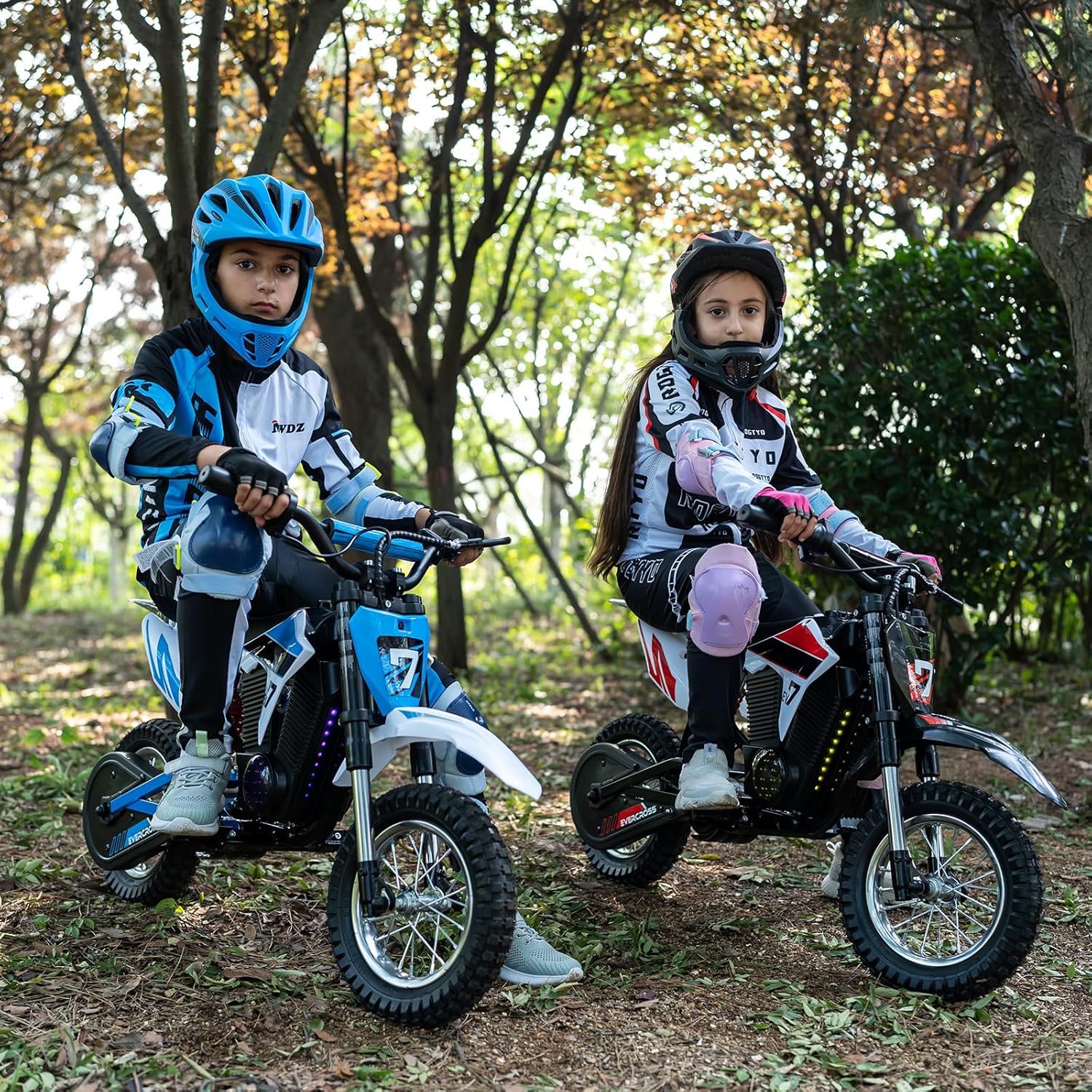 EVERCROSS EV12M Elektro Motorrad Kinder, Elektromotorrad mit 300W Motor, 8/12/25 KMH Geschwindigkeitsmodus, 15KM Lange Reichweite, 12 Zoll Luftreifen, Moto Cross für Kinder von 3–12 Jahren