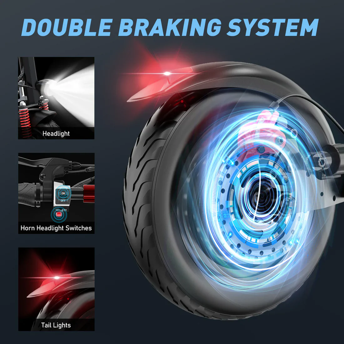 HITWAY HB24 E-Scooter mit Sitz – 800W Motor, 48V Batterie