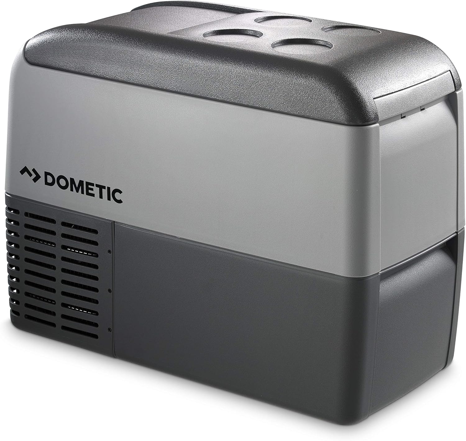 DOMETIC CoolFreeze CDF 36, tragbare elektrische Kompressor-Kühlbox/Gefrierbox, 31 Liter, 12/24 V für Auto, LKW oder Boot mit Batteriewächter, Grau