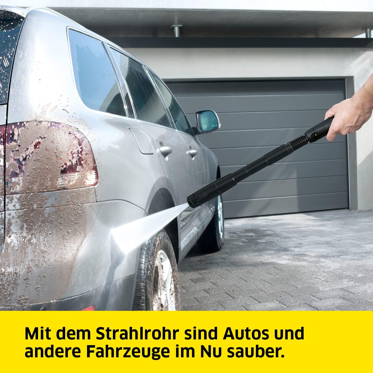 Kärcher Hochdruckreiniger K 7 Premium Power Home, Druck: 180 bar, Durchfluss: 600 l/h, Flächenleistung: 60 m²/h, Leistung: 3.000 W, Schlauchtrommel, mit Pistole, Dreckfräser, Strahlrohr
