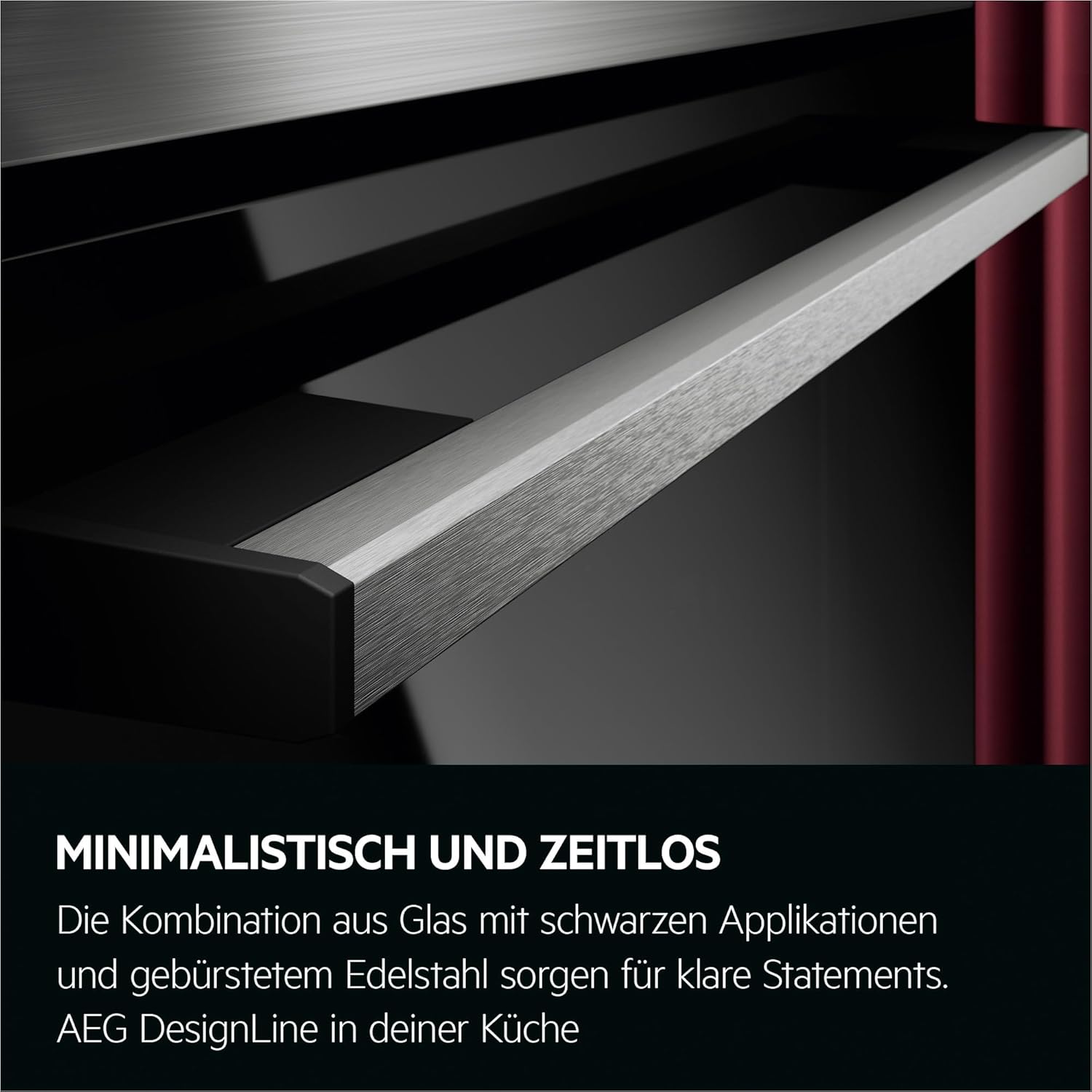 AEG Einbaubackofen – Serie 5 Ringheißluft: Gleichmäßige Garergebnisse auf 3 Ebenen – Pyrolyse Selbstreinigung – 25 Automatikprogramme – LED-Touchdisplay – Schnellaufheizung – Schwarz – BPE53516AB