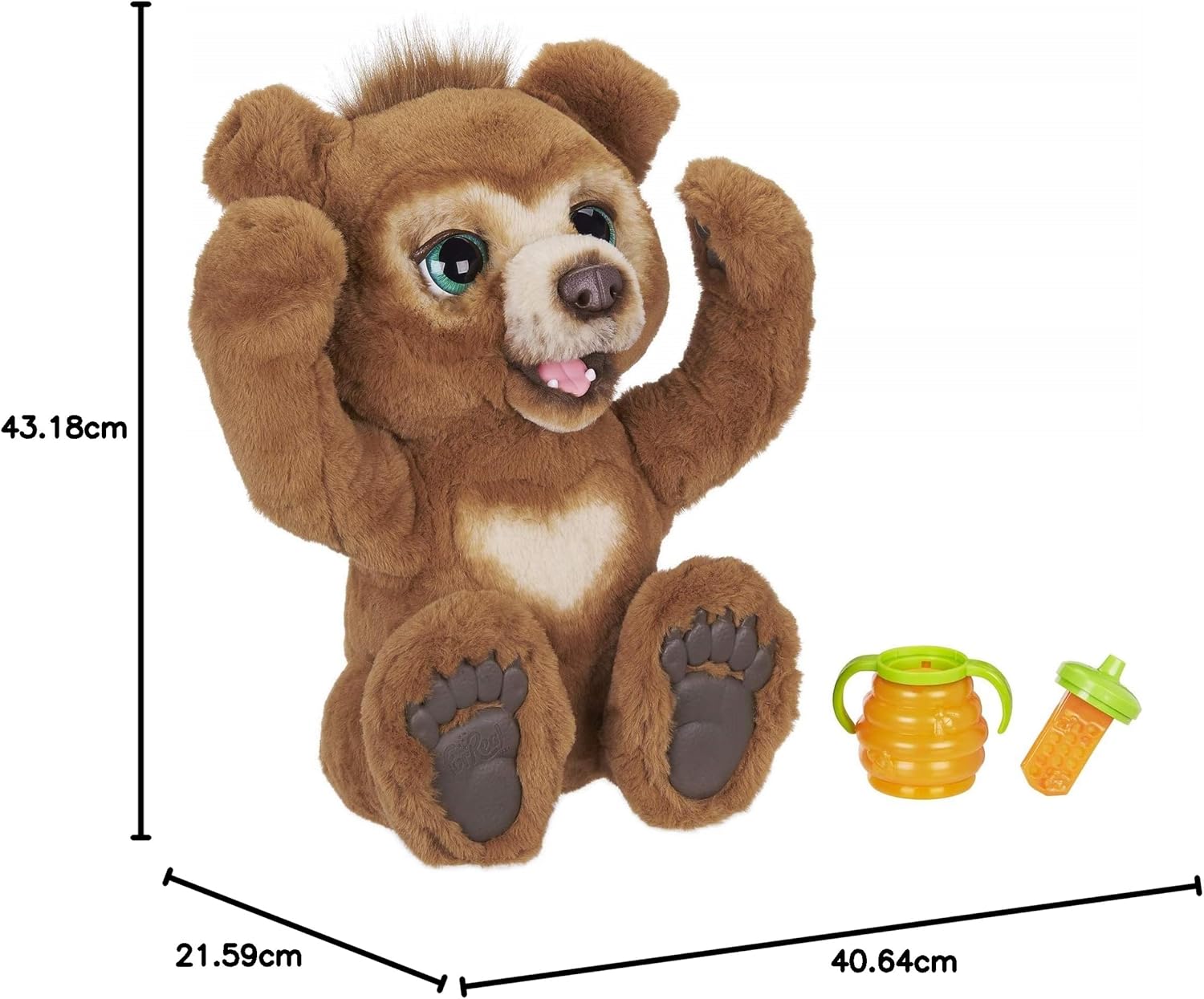 FurReal Friends E4591101 Teddybr, interaktiv, Cubby