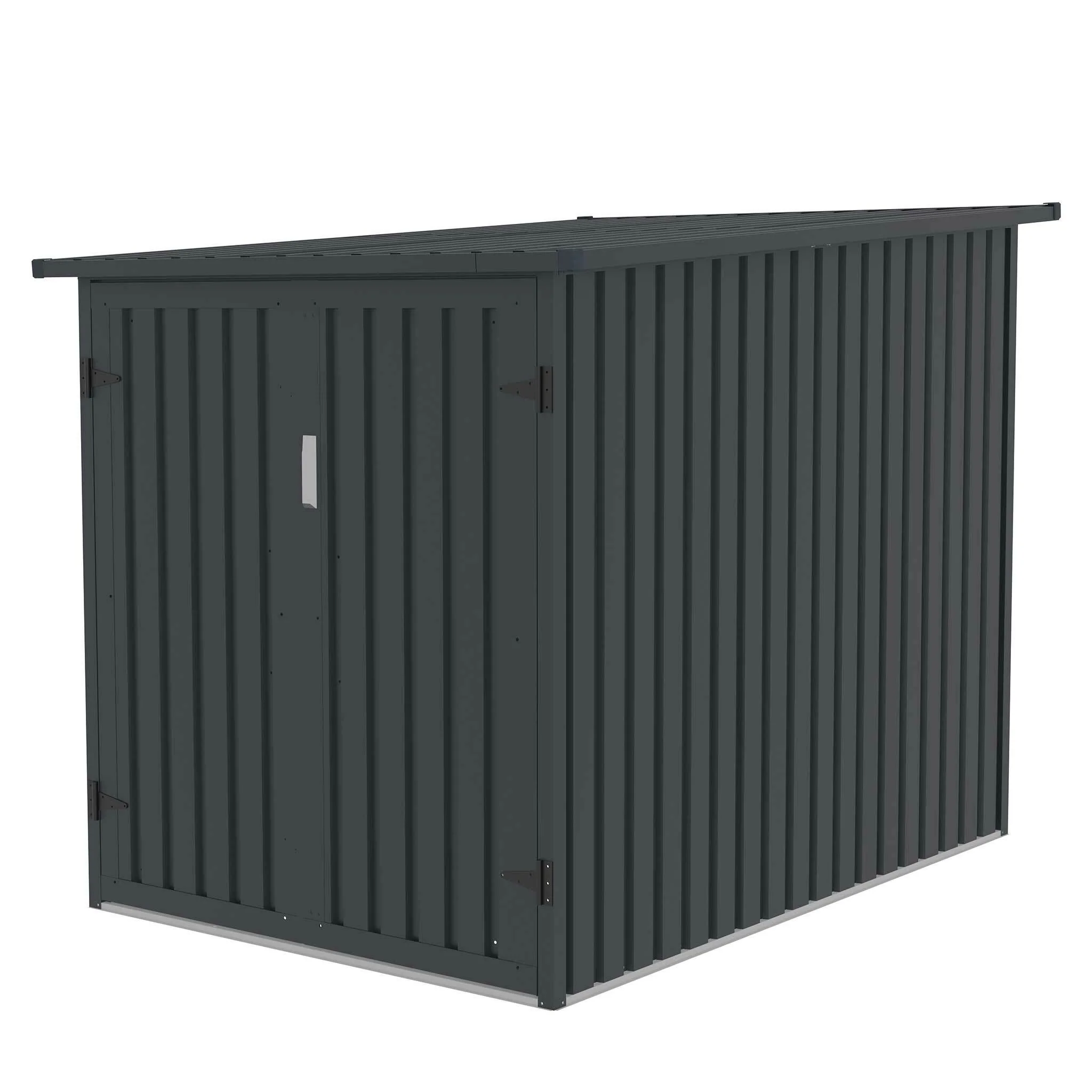 Fornorth Fahrradgarage für zwei Fahrrder 142x198x157cm, Dunkelgrau