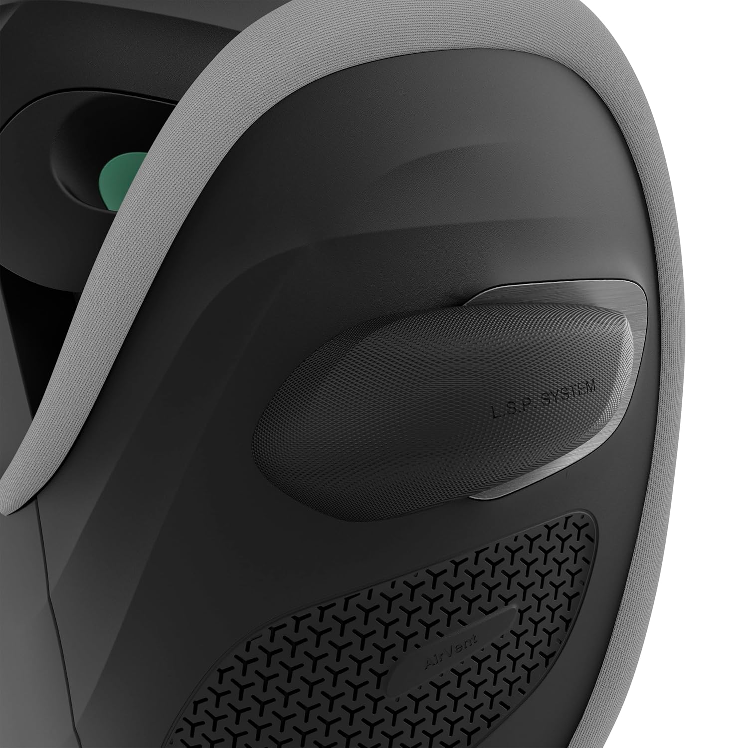 CYBEX Gold Kinder-Autositz Solution G i-Fix, Für Autos mit und ohne ISOFIX, Ab ca. 3 bis 12 Jahre (100 - 150 cm), Ab ca. 15 bis 50 kg, Lava Grey