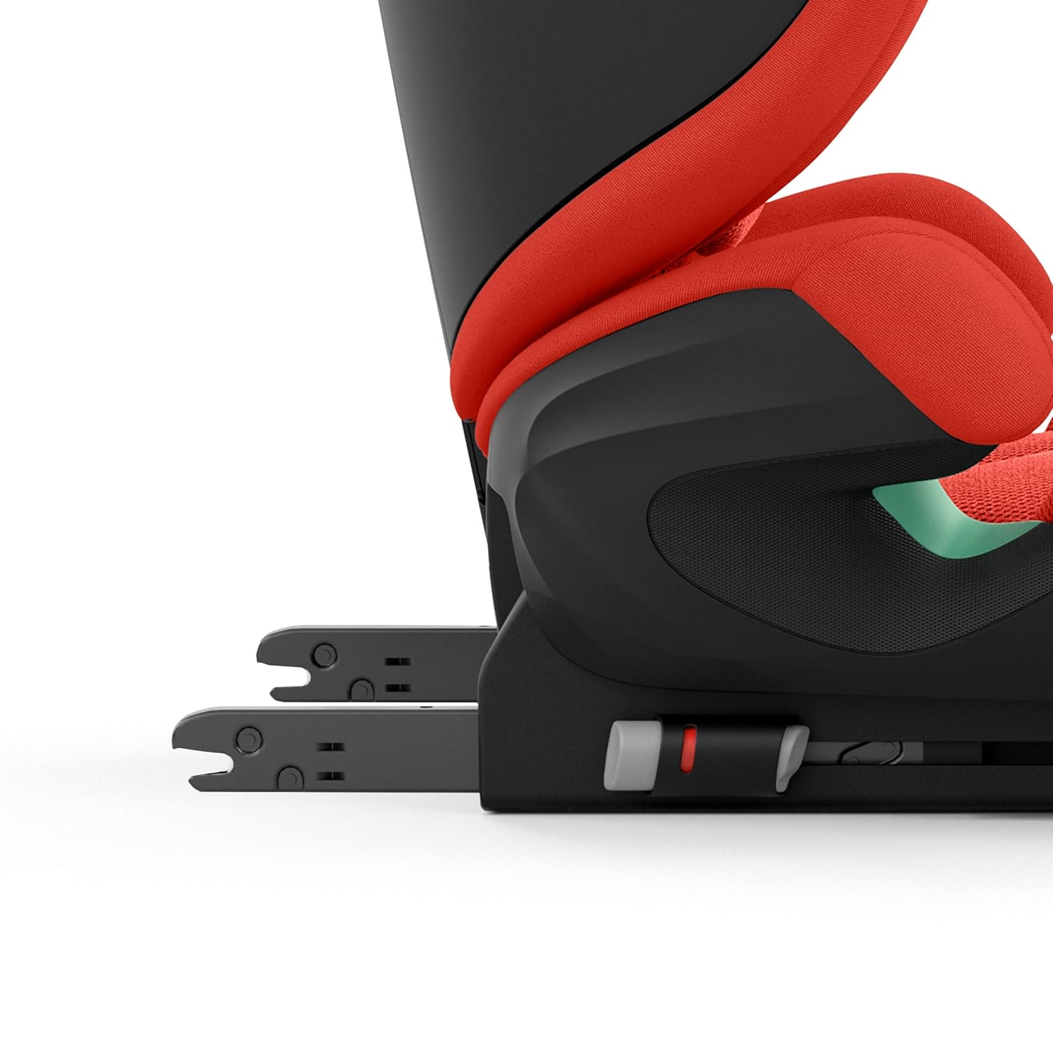 CYBEX Gold Kinder-Autositz Solution G i-Fix, Für Autos mit und ohne ISOFIX, Ab ca. 3 bis 12 Jahre (100 - 150 cm), Ab ca. 15 bis 50 kg, Lava Grey