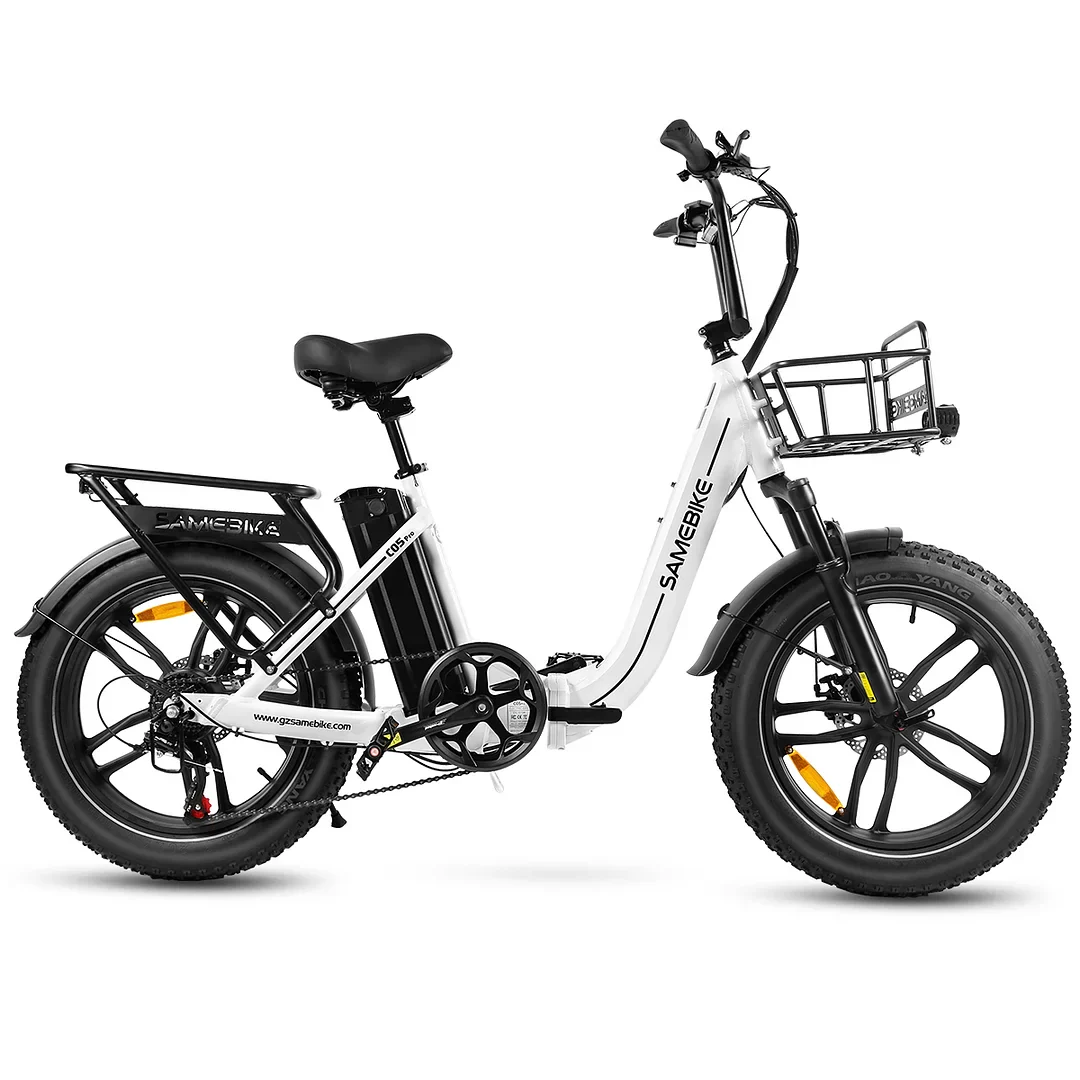 SAMEBIKE C05 Pro 36V 13Ah Akku 500W Motor Step-Through faltbares Fat Tire E-Bike
