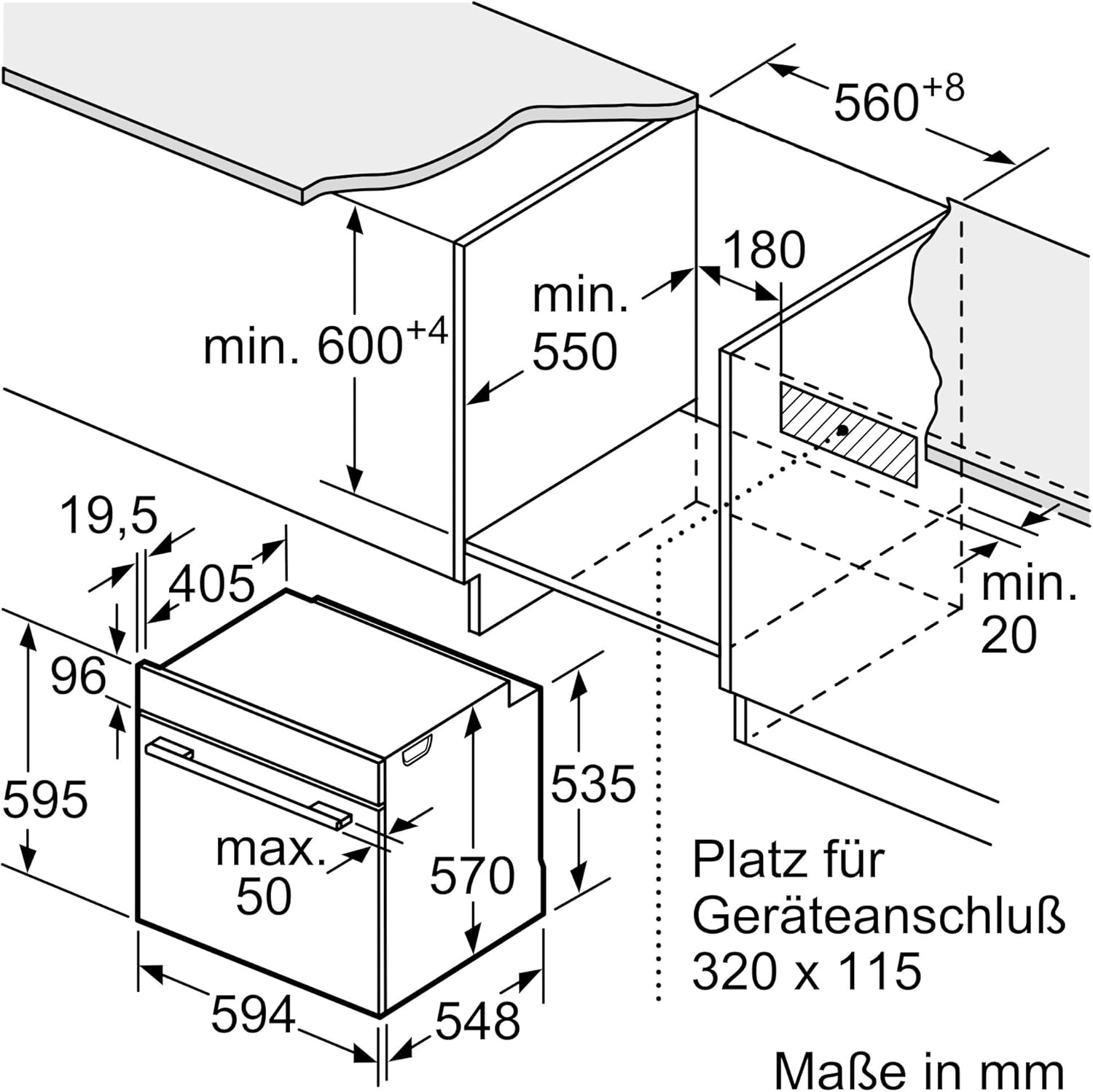 Siemens HB572ABS3, iQ300, Einbau-Backofen 60 x 60 cm, Air Fry, activeClean Pyrolyse Selbstreinung, LED-Touchbedienung, 3D Heißluft, Schnellaufheizung, cookControl10 Automatikprogramme, Edelstahl