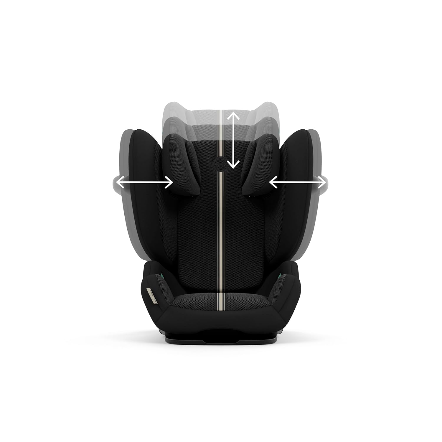 CYBEX Gold Kinder-Autositz Solution G i-Fix, Für Autos mit und ohne ISOFIX, Ab ca. 3 bis 12 Jahre (100 - 150 cm), Ab ca. 15 bis 50 kg, Lava Grey