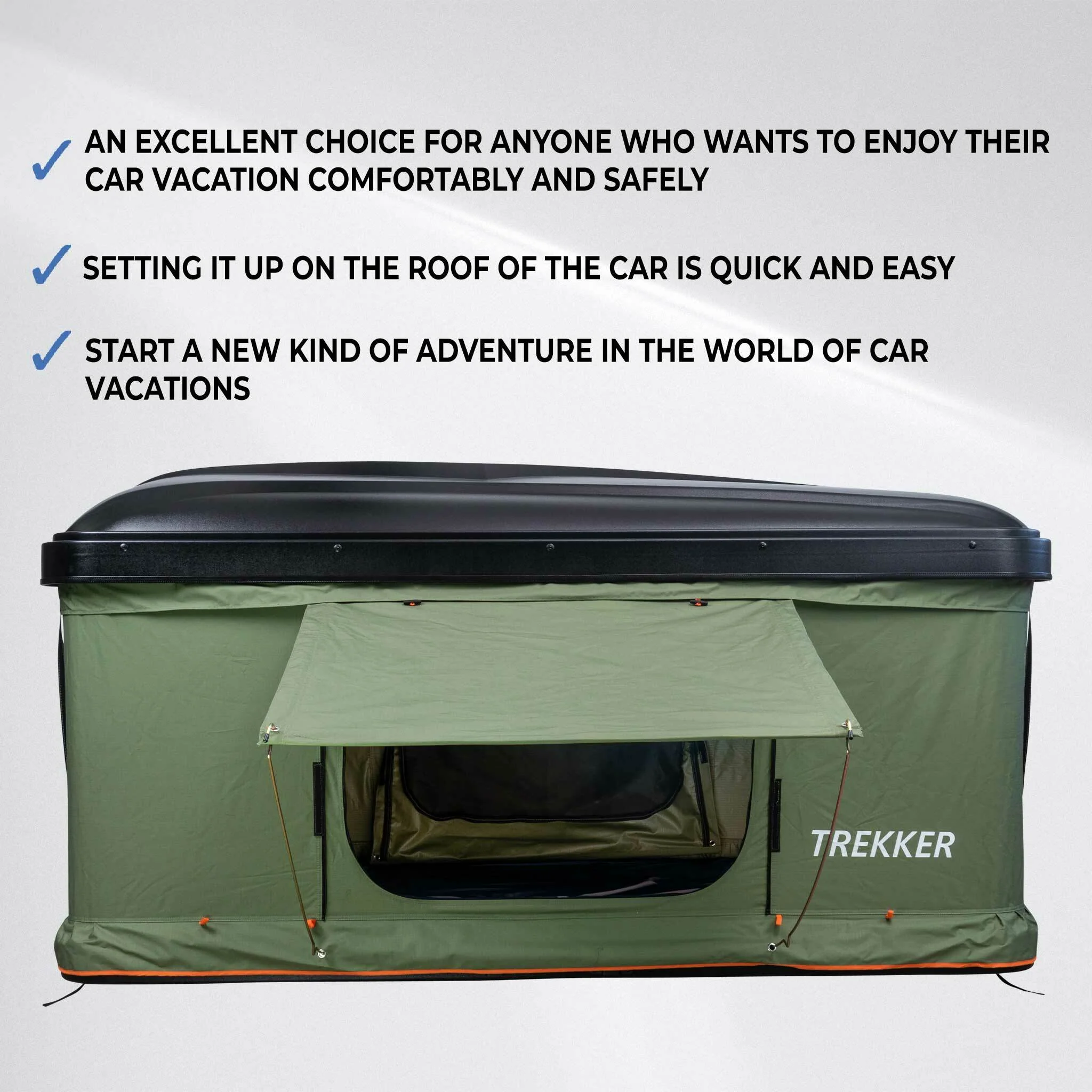 Trekker Dachzelt Hut M, grün