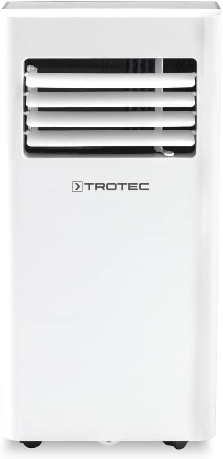 TROTEC PAC 2100 X mobile Klimaanlage 3-in-1 Kühlung, Ventilation, Entfeuchtung Monoblock-Klimagerät 2 kW 7.000 BTU/h für Raumgrößen bis 26 m² und 65 m³ 2 Ventilationsstufen