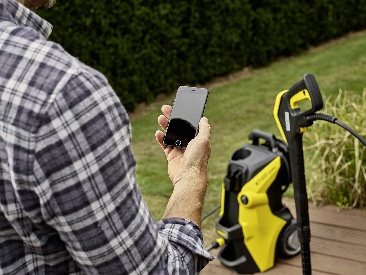 Krcher Hochdruckreiniger K 7 Premium Power Home, Druck: 180 bar, Durchfluss: 600 l/h, Flchenleistung: 60 m/h, Leistung: 3.000 W, Schlauchtrommel, mit Pistole, Dreckfrser, Strahlrohr