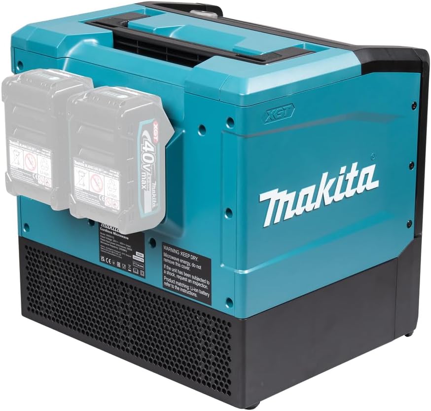 Makita MW001GZ Akku-Mikrowelle 40V max. 350/500 W, 8 l (ohne Akku, ohne Ladegerät)