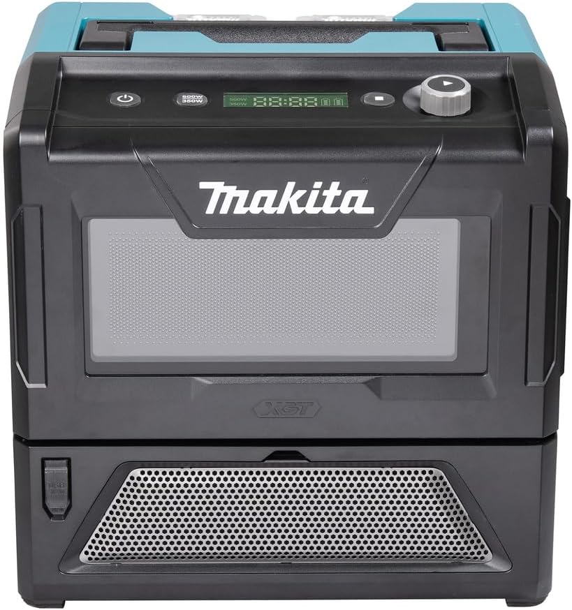 Makita MW001GZ Akku-Mikrowelle 40V max. 350/500 W, 8 l (ohne Akku, ohne Ladegerät)